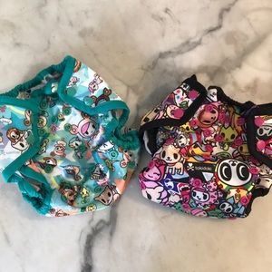 2 Tokidoki X rumparooz one size diaper covers